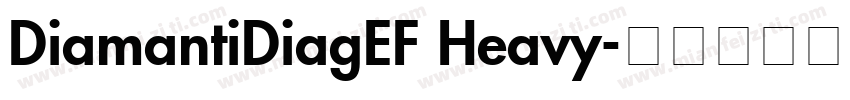 DiamantiDiagEF Heavy字体转换